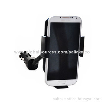 In-car QI wireless transmitter, 5V/1A over 70% charging efficiency for iPhone